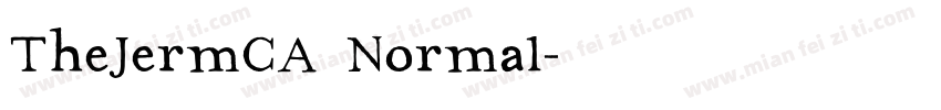 TheJermCA Normal字体转换